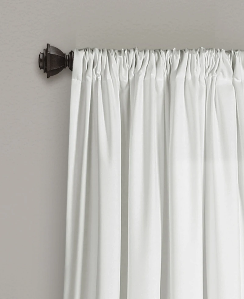 Allison Ruffle 40" x 95" Curtain Set