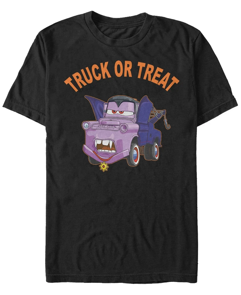 Disney Pixar Men's Cars Vampire Mater Truck or Treat Short Sleeve T-Shirt