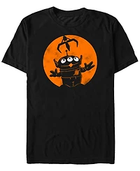 Disney Pixar Men's Toy Story Alien Claw Machine Halloween Short Sleeve T-Shirt