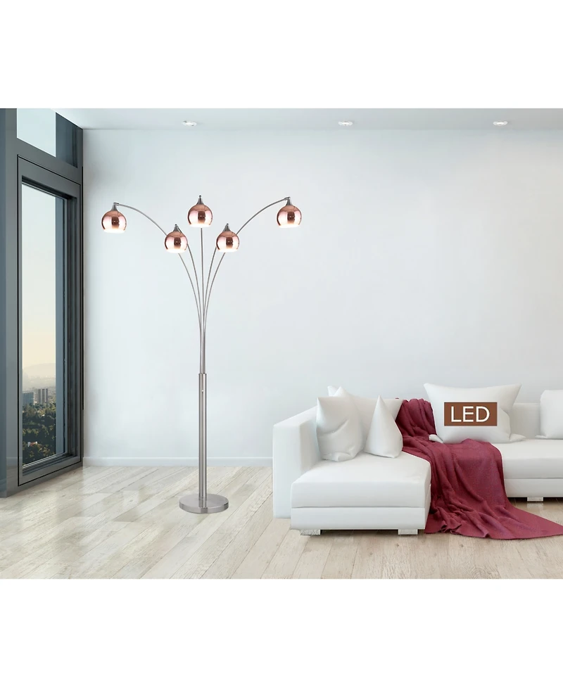 Artiva Usa Amore 86" Led Arched Floor Lamp with Dimmer