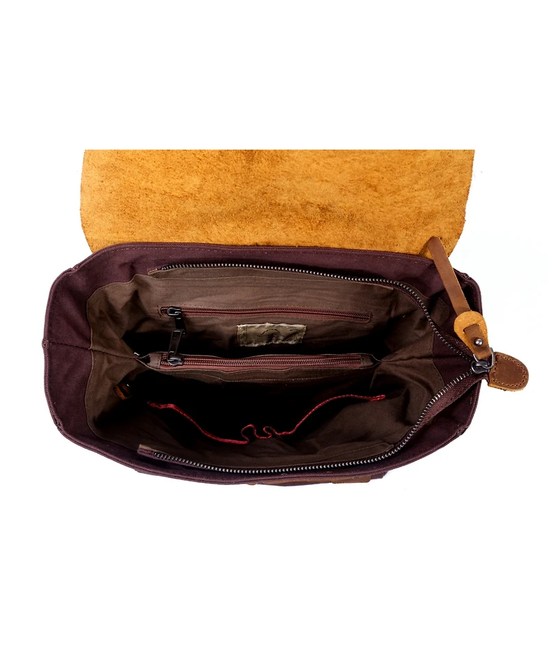 Tsd Brand Cooper Convertible Canvas Backpack