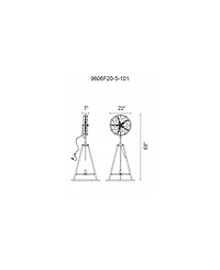 Cwi Lighting Pamela 5 Light Floor Lamp