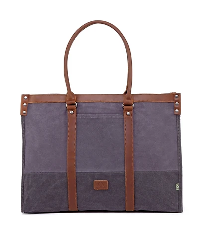 Tsd Brand Stone Creek Waxed Canvas Tote Bag