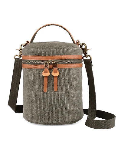 Tsd Brand Pine Hill Canvas Bucket Bag