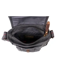 Tsd Brand Turtle Ridge Canvas Crossbody Bag