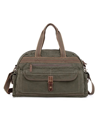 Tsd Brand Atona Canvas Weekender Handbag