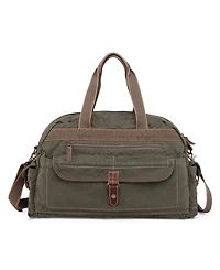 Tsd Brand Atona Canvas Weekender Handbag