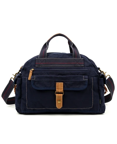 Tsd Brand Atona Canvas Weekender Handbag