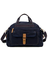 Tsd Brand Atona Canvas Weekender Handbag
