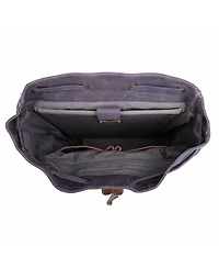 Tsd Brand Stone Creek Waxed Canvas Backpack Handbag