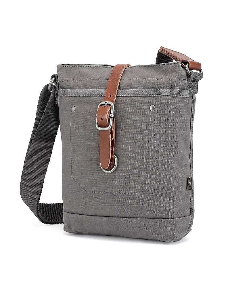 Tsd Brand Forest Canvas Crossbody Bag