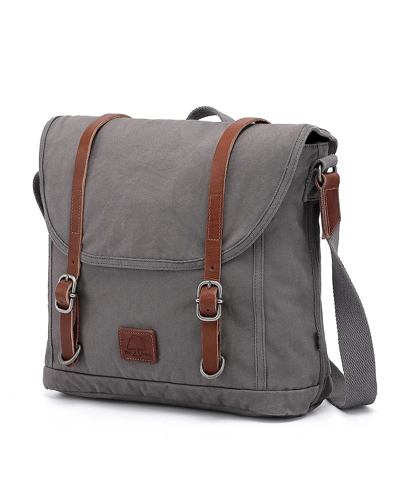 Tsd Brand Forest Canvas Messenger Bag
