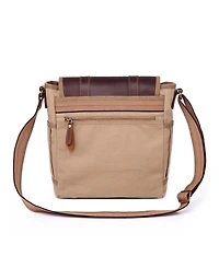 Tsd Brand Turtle Ridge 4-Pocket Canvas Crossbody Bag