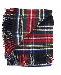 Prince of Scots Tartan Tweed Fluffy Throw, 72" x 59"