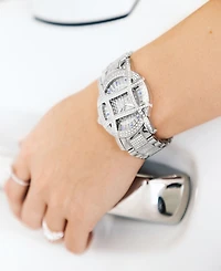 Jbw Women's Olympia Platinum Series Diamond (2 1/2 ct. t.w.) Stainless Steel Watch, 38Mm