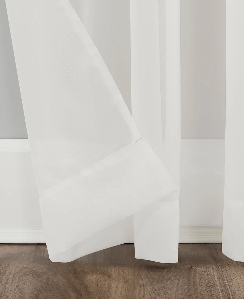 Sheer Voile Grommet Curtain Panel