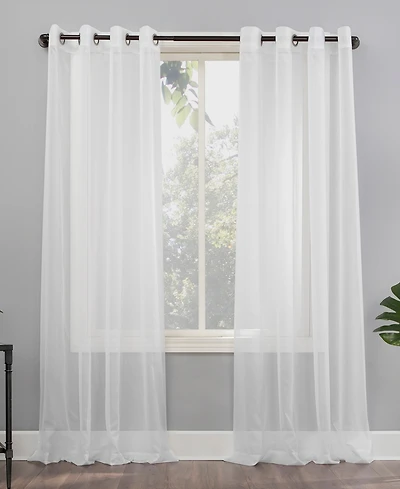 Sheer Voile Grommet Curtain Panel