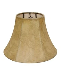 Cloth Wire Slant Faux Animal Hide Chandelier Lampshade With Flame Clip Collection