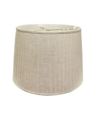 Cloth Wire Slant Modified Empire Linen Pleat Softback Lampshade Collection