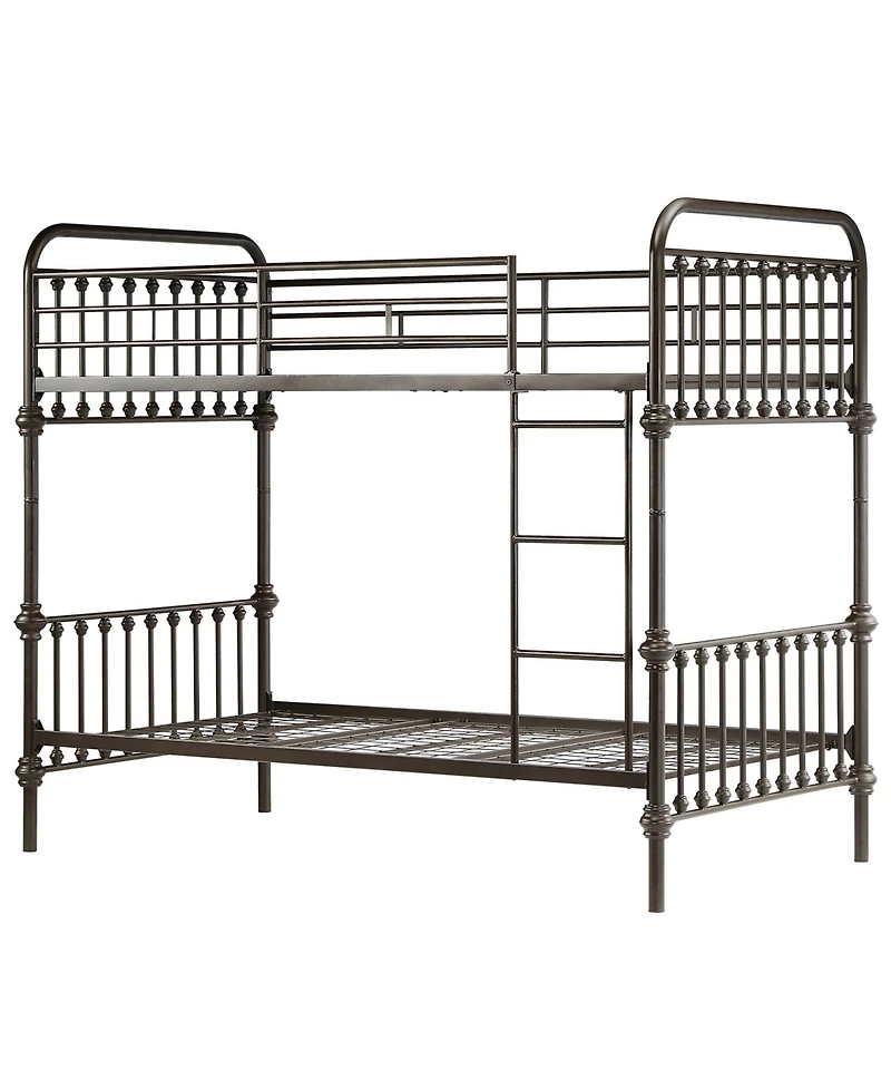 iNSPIRE Q Calvados Antique Metal Bunk Bed, Twin