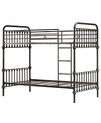 iNSPIRE Q Calvados Antique Metal Bunk Bed, Twin