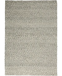 Calvin Klein CK940 Riverstone Gray and Ivory 5'3" x 7'5" Area Rug
