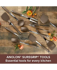 Anolon SureGrip Nylon Nonstick Kitchen Utensil 10-Pc. Set