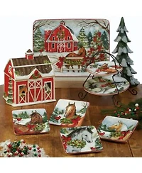 Certified International Christmas On The Farm Dinnerware Collection
