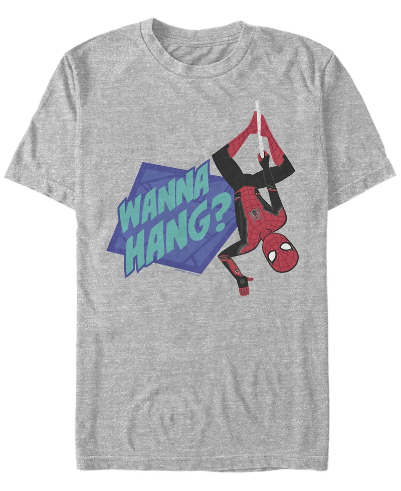 Marvel Men's Spider-Man Far From Home Wanna Hang, Short Sleeve T-shirt