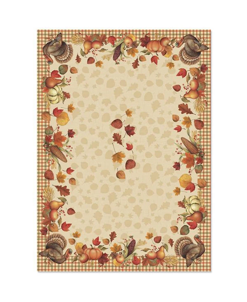 Laural Home Bountiful Harvest Tablecloth