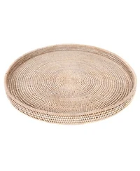 Artifacts Trading Company Rattan Round Tray Collection