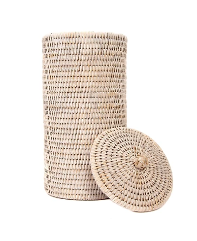 Artifacts Rattan Double Toilet Roll Holder