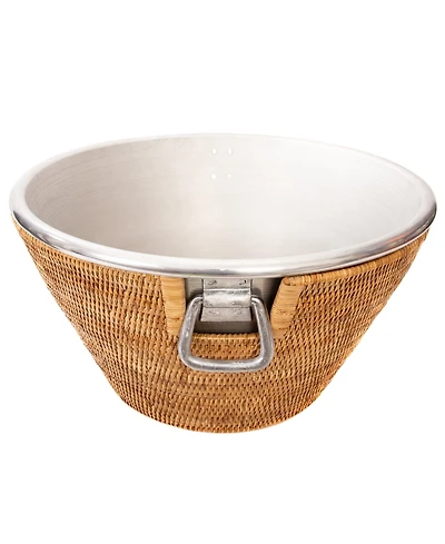 Artifacts Trading Company Rattan Aluminum Ice Tub
