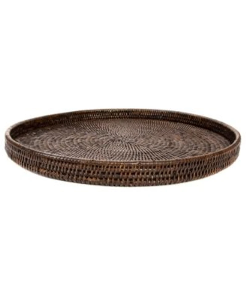 Artifacts Trading Company Rattan Round Tray Collection