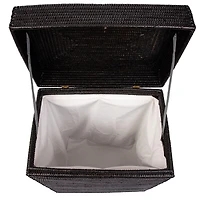 Artifacts Trading Company Rattan Rectangular Hamper with Hinged Lid