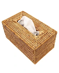 Artifacts Rattan Rectangular Tissue Box Cover