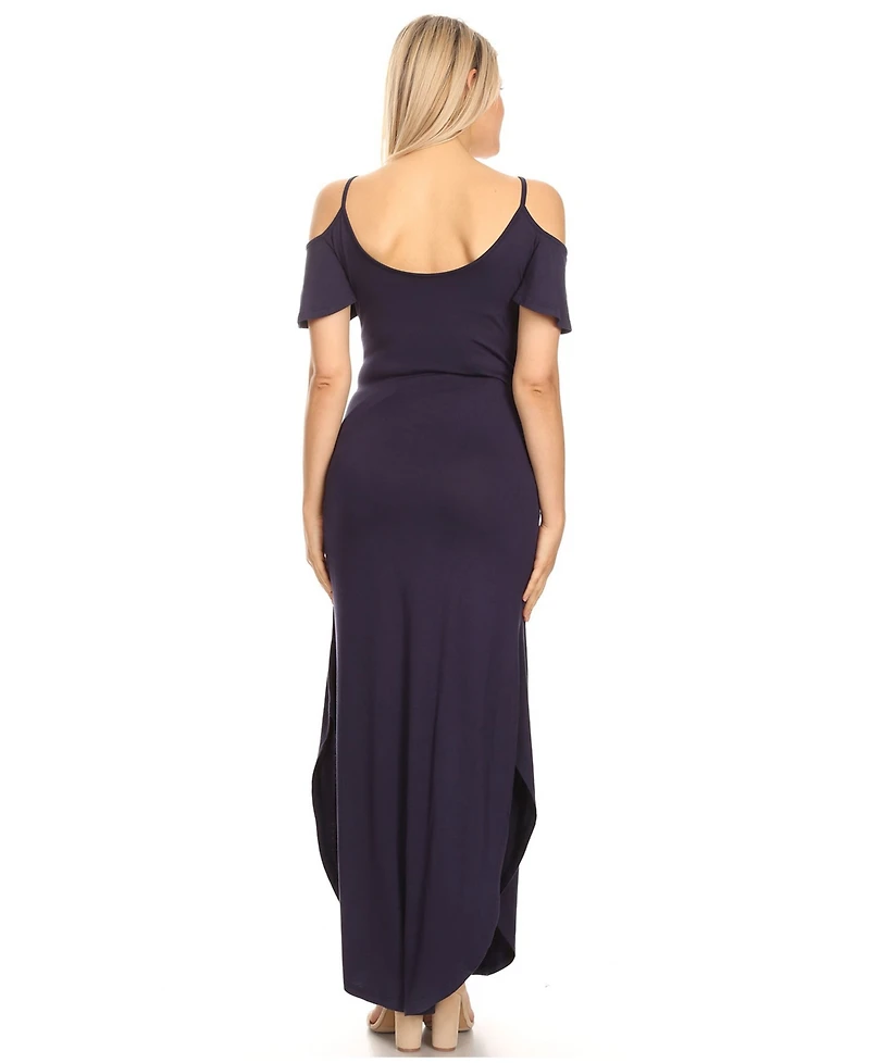 White Mark Maternity Lexi Maxi Dress