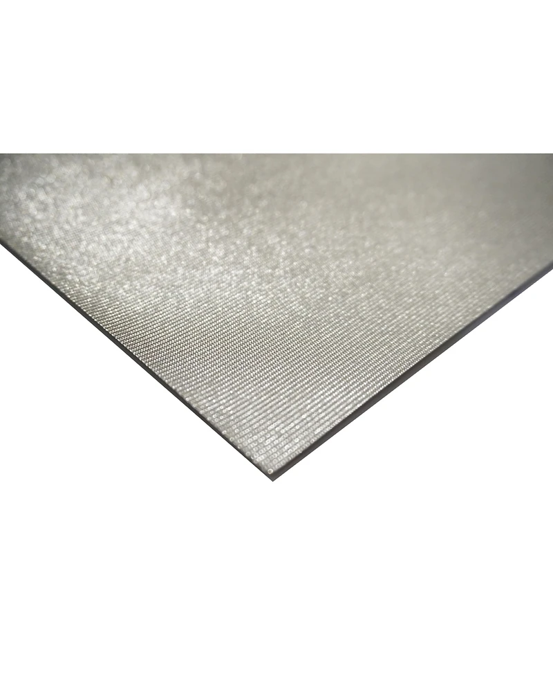 Dainty Home Reversible Metallic Place Mats Non-Slip Jagged 12" x 18" Placemats - Set of 4