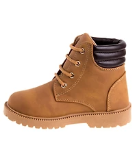Rugged Bear Toddler Boys and Girls Casual Boots with Lace Up Closure