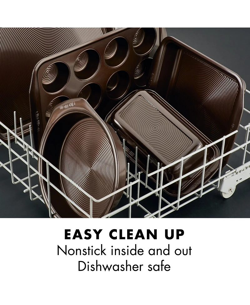 Circulon Symmetry Nonstick Chocolate Brown 5-Pc. Bakeware Set