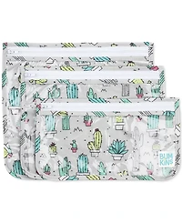 Bumkins Baby Girls Printed Travel Water Resistant Bag, Pack of 3