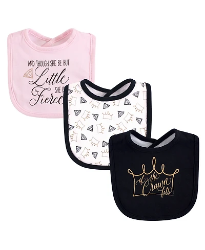 Yoga Sprout Cotton Drooler Bibs, 3-Pack