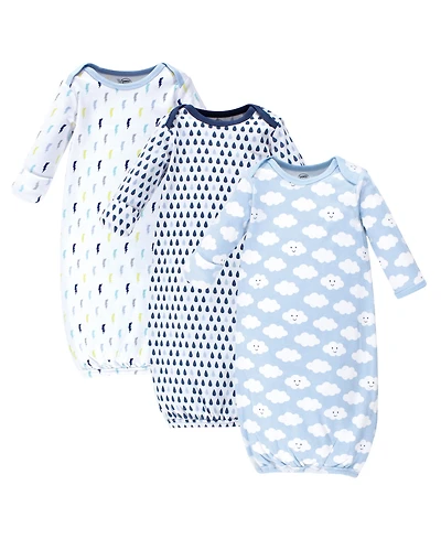 Luvable Friends Baby Boys Junior Breathable Cotton Sleepwear Wraps