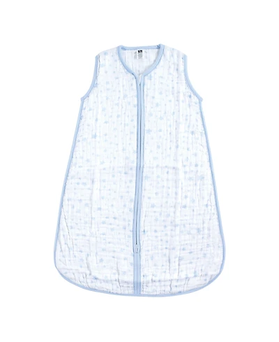 Hudson Baby Boys Sleeveless Cotton Muslin Wearable Blanket