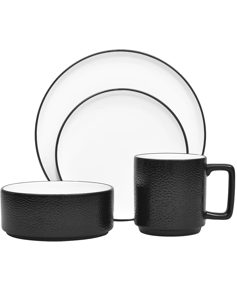 Noritake Colortex Stone 4 Piece Place Setting