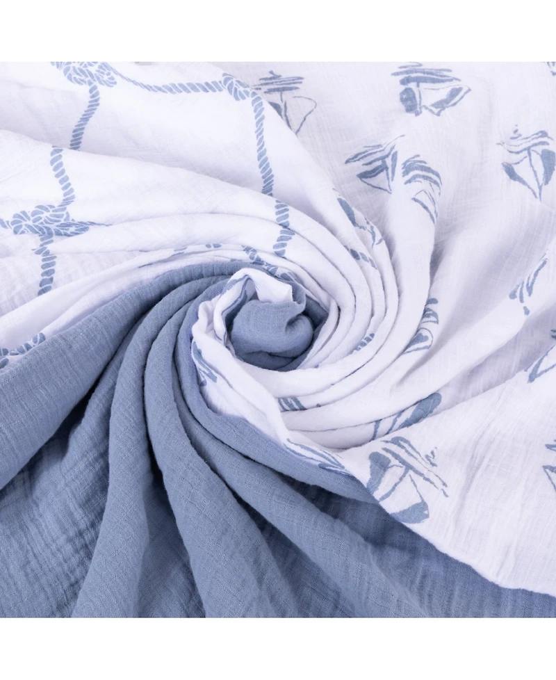 Ely's & Co. Cotton Muslin Swaddle Blanket 3 Pack