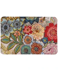 Laural Home Boho Bouquet Memory Foam Rug, 20" x 30"