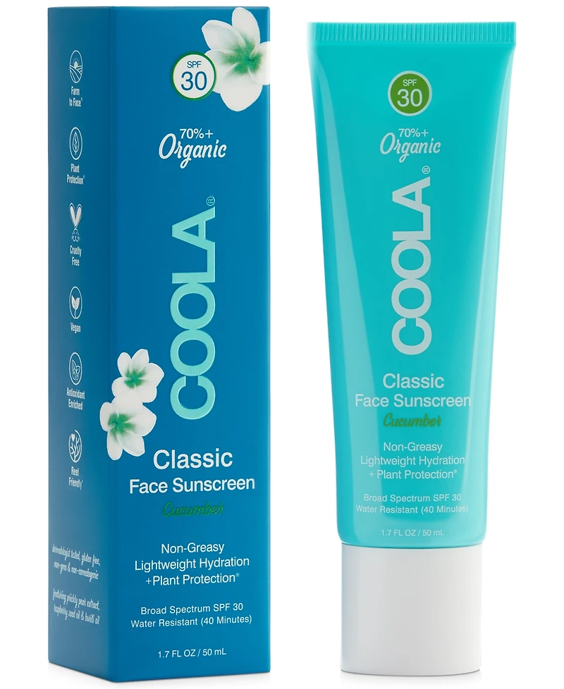 Coola Classic Face Sunscreen Lotion Spf 30