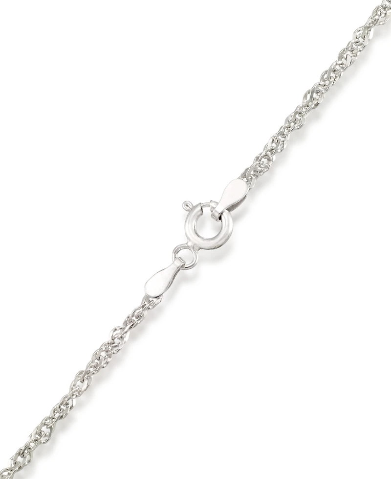 Marcasite and Blue Agate & Blue Topaz (1/3 ct. t.w.) Butterfly Pendant+18" Chain in Sterling Silver
