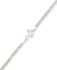 Marcasite and Blue Agate & Blue Topaz (1/3 ct. t.w.) Butterfly Pendant+18" Chain in Sterling Silver